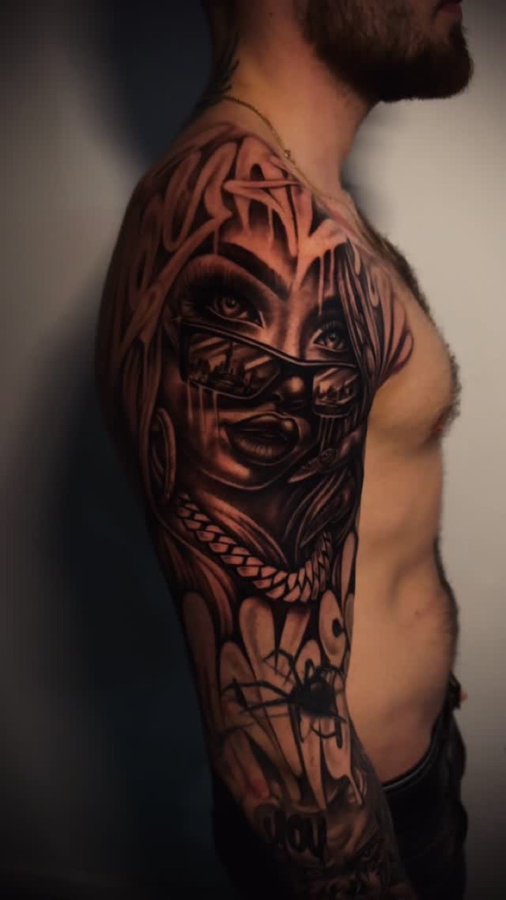 Lettering & Script tattoo artist work by Coop at Yes Electric Tattoo Toronto