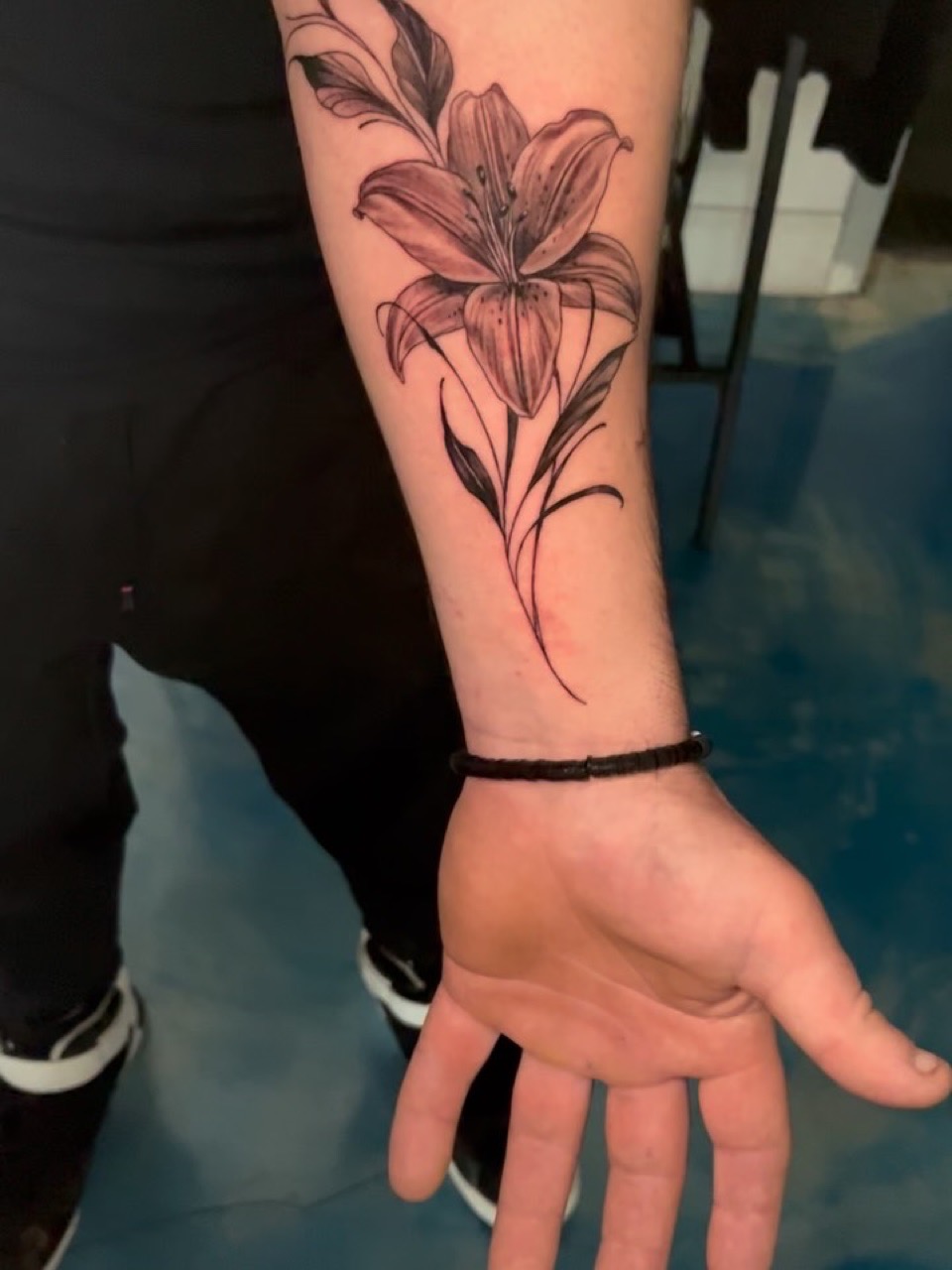 Vibrant colour tattoo by Sarah Johnson at Yes Electric Tattoo Toronto